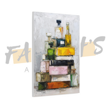 Load image into Gallery viewer, &quot;Stacked Scents&quot; Canvas Wall Art
