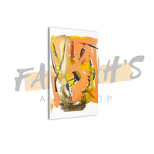 Load image into Gallery viewer, “Peach Fuzz” Abstract Canvas Wall Art
