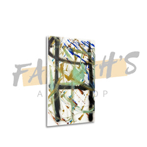 “Echo Grid” Canvas Wall Art