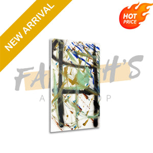 “Echo Grid” Canvas Wall Art