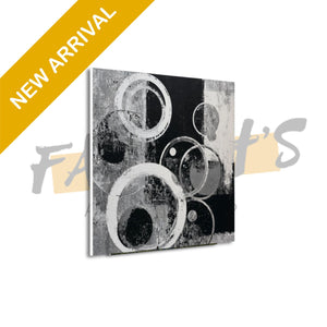 Monochrome Echoes Canvas Wall Art
