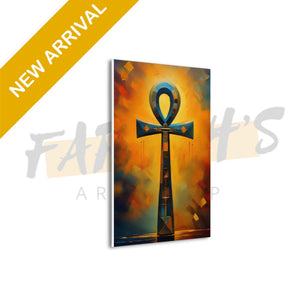 Celestial Gate Ankh Heaven Canvas Wall Art