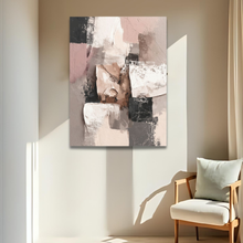 Load image into Gallery viewer, Whispers in Neutral Stone Canvas Wall Art
