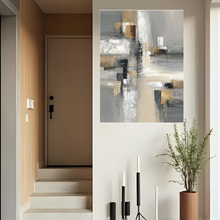 Load image into Gallery viewer, Silent Geometry Canvas Wall Art
