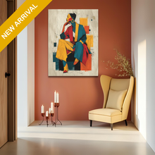 Load image into Gallery viewer, Saffron Poise Canvas Wall Art
