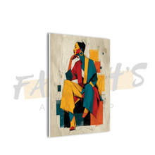 Load image into Gallery viewer, Saffron Poise Canvas Wall Art
