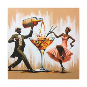 Jazz and Cocktails Canvas Wall Art