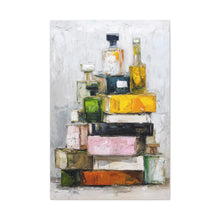 Load image into Gallery viewer, &quot;Stacked Scents&quot; Canvas Wall Art
