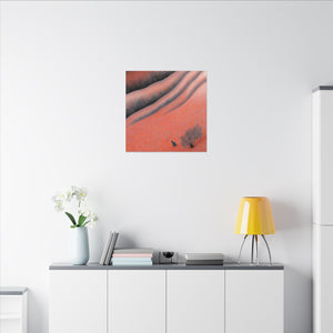 "Stillness Between Ridges" Canvas Wall Art