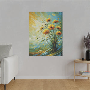 “Golden Serenade“ Canvas Wall Art