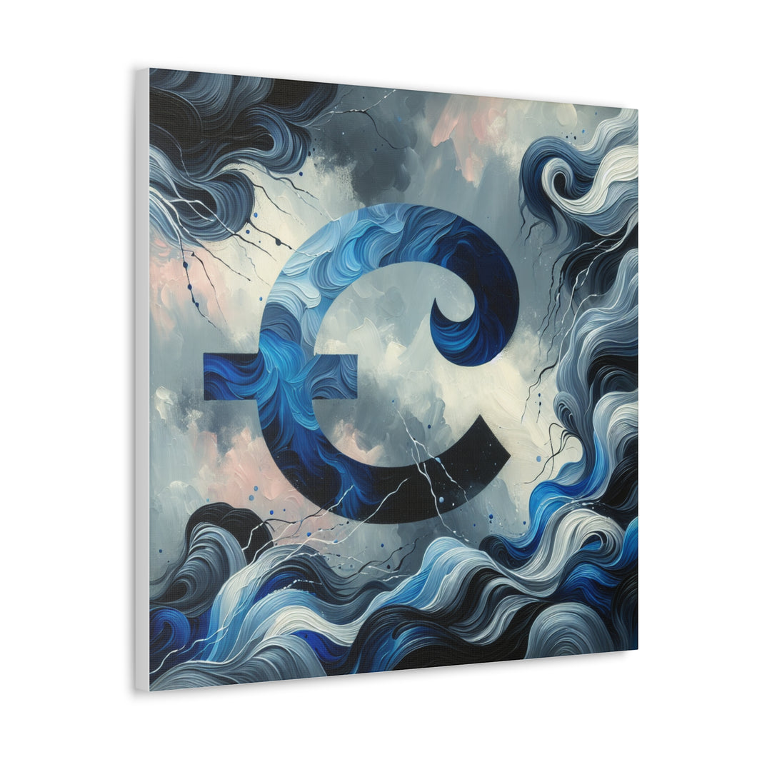 “Tides of Isolation”  Cancer Canvas Wall Art