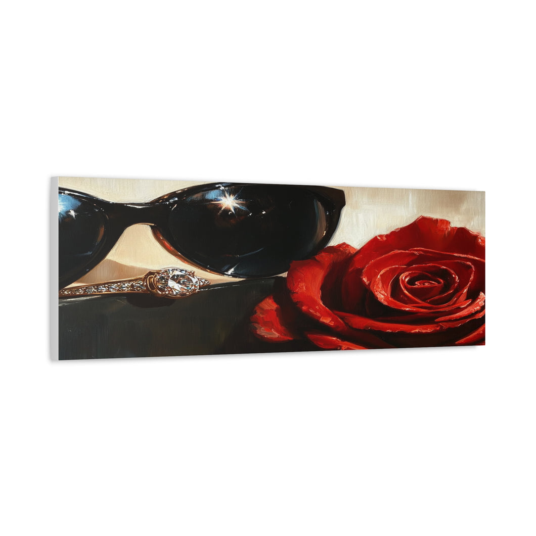 “Red Velvet Promise” Canvas Wall Art
