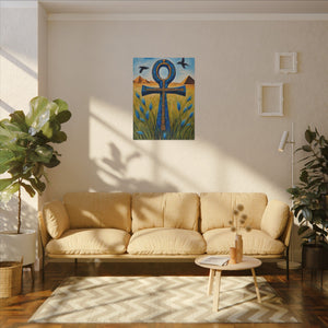 Desert Blue Canvas Wall Art