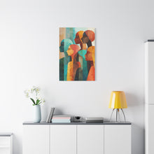 Load image into Gallery viewer, “Hues in Formation&quot; Canvas Wall Art
