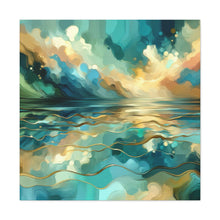 Load image into Gallery viewer, “Modern Waterscape” Canvas Wall Art
