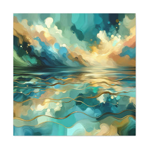 “Modern Waterscape” Canvas Wall Art