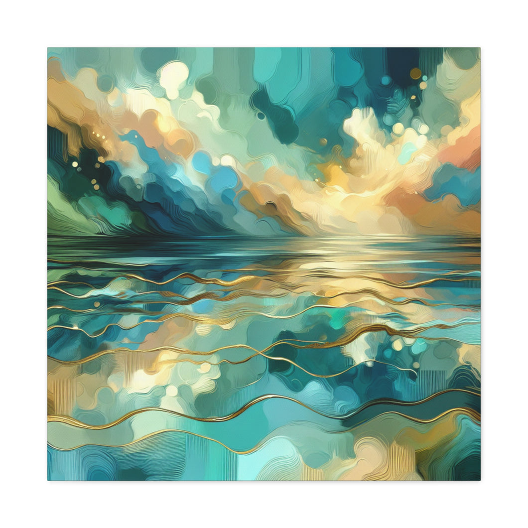 “Modern Waterscape” Canvas Wall Art