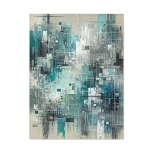 Frosted Echoes Canvas Wall Art