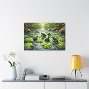 'Creekside Serenade' Canvas Wall Art