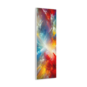 “Chromatic Shards”Canvas Art