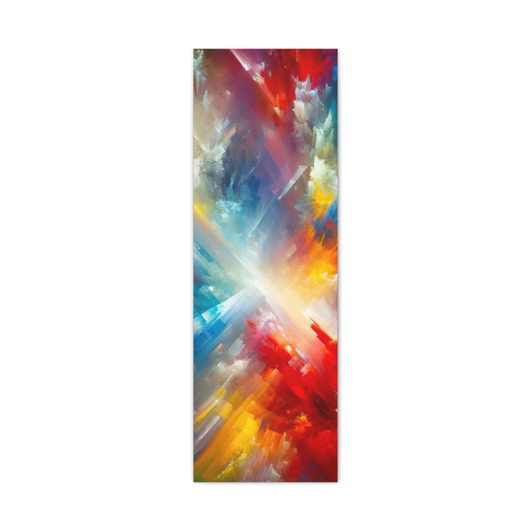 “Chromatic Shards”Canvas Art