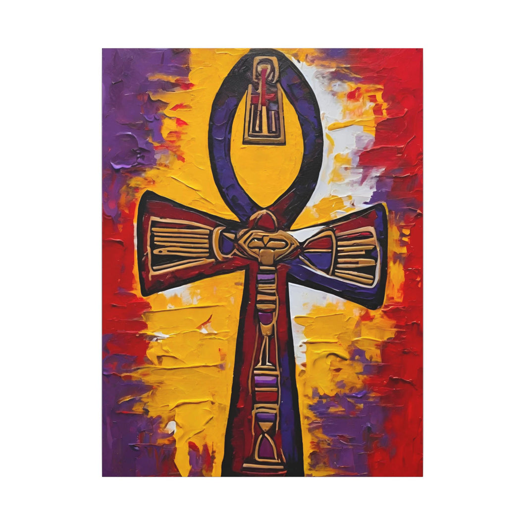 Life Key Ankh Heaven Painting