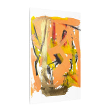 Load image into Gallery viewer, “Peach Fuzz” Abstract Canvas Wall Art
