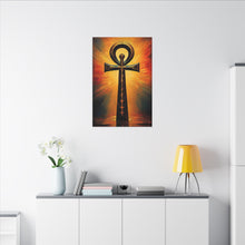 Load image into Gallery viewer, Eternal Flame Ankh Heaven Canvas Wall Art
