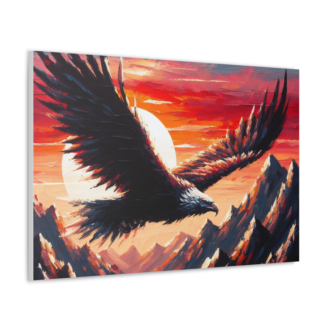 “Sundown Soar” Canvas Wall Art