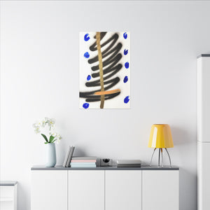 “Midnight Frond” Canvas Wall Art