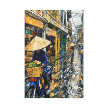 Load image into Gallery viewer, &quot;Morning Market Ride&quot; Canvas Wall Art
