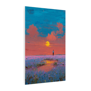 "Sunset Solitude" Canvas Wall Art