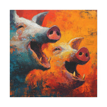 Load image into Gallery viewer, &quot;Boar Room Laughs&quot; Canvas Wall Art
