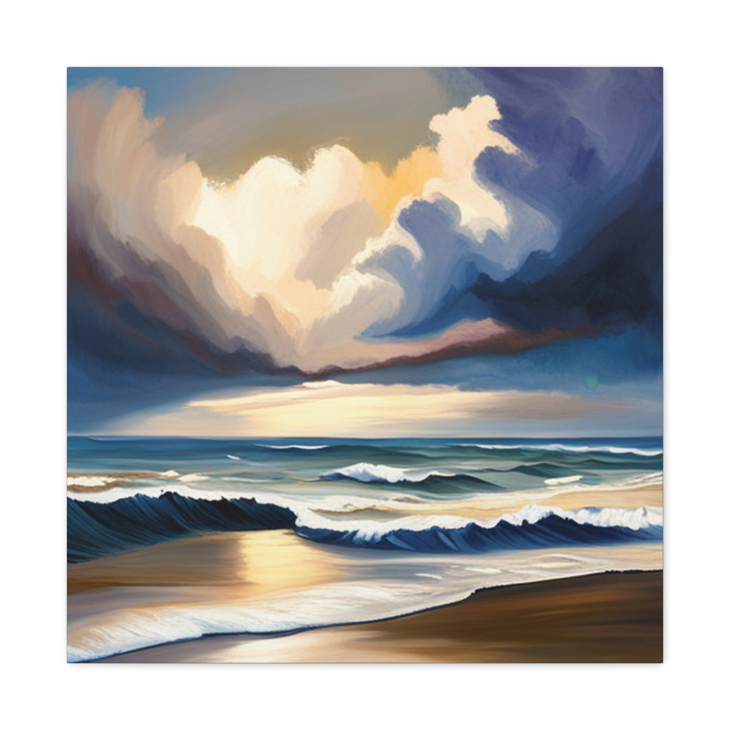 “Luminous Tides” Canvas Art