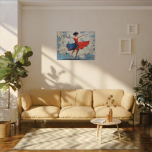Load image into Gallery viewer, Scarlet Motion Canvas Wall Art
