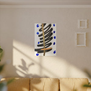 “Midnight Frond” Canvas Wall Art