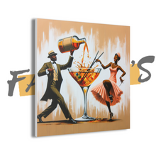 Load image into Gallery viewer, Jazz and Cocktails Canvas Wall Art
