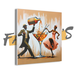 Jazz and Cocktails Canvas Wall Art