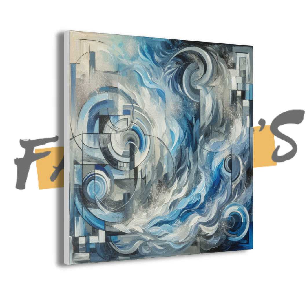 “Detachment’s Edge” -Aquarius-Canvas Wall Art
