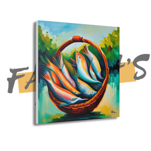 "Aquatic Serenity": Canvas Wall Art