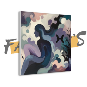 “Dreamer’s Abyss”- Pisces” Canvas Wall Art