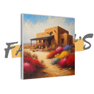 "Desert Bloom Sanctuary" Canvas Wall Art