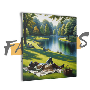 "Love in Spring" Wall Canvas Art