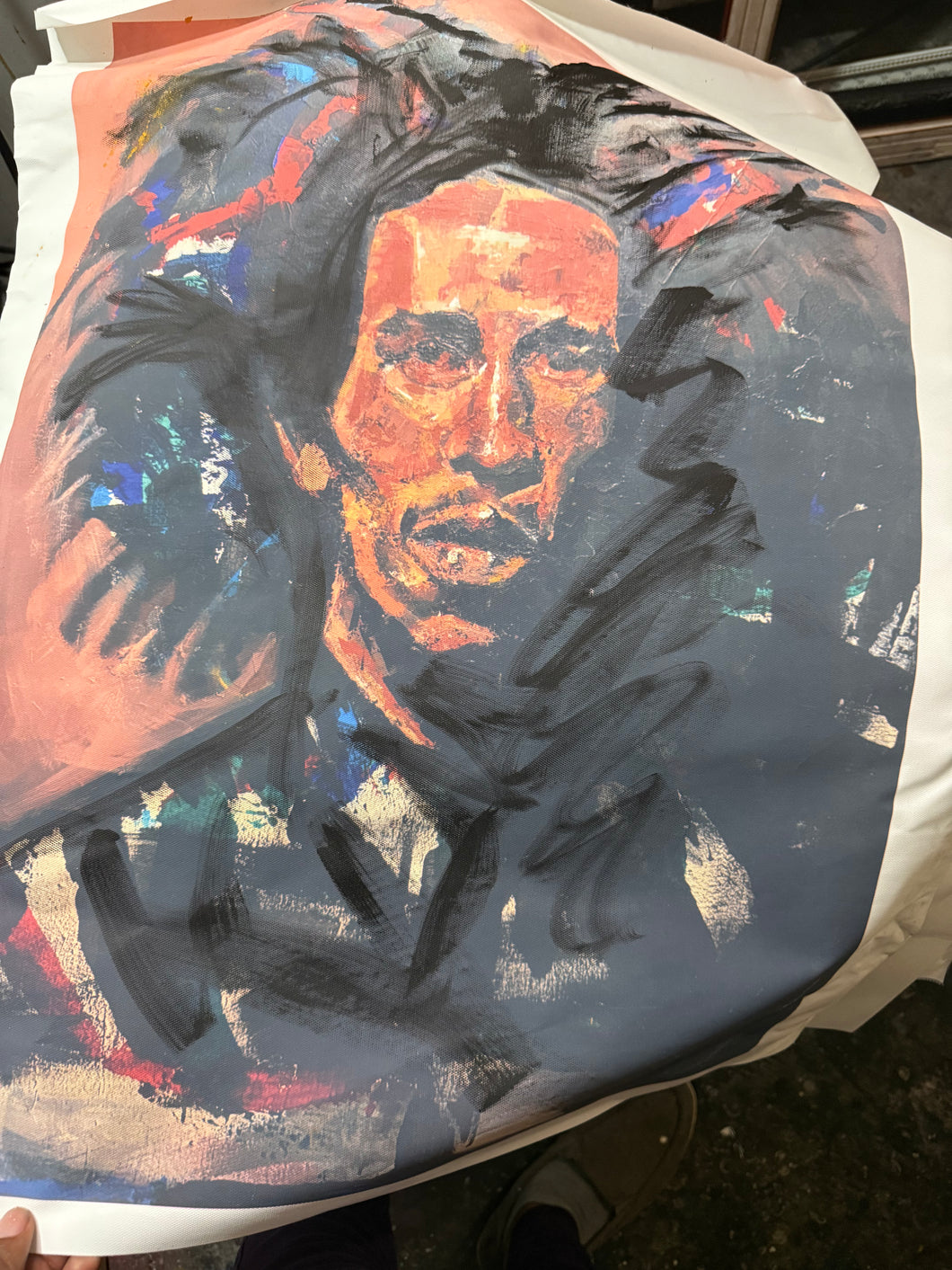 Bob Marley Canvas Art - Open Bin Deal