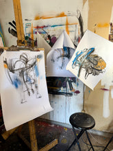 Load image into Gallery viewer, Fire Inside II - Original Sketch Art
