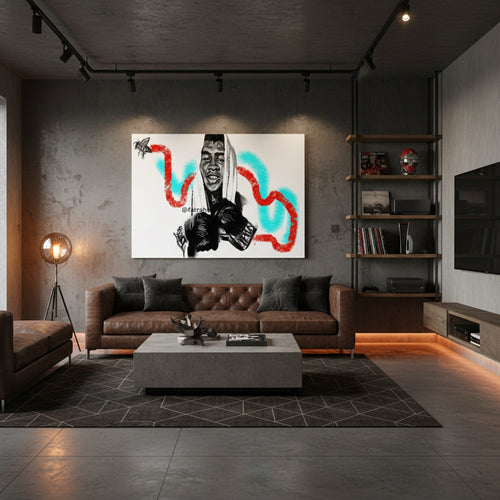 Muhammad ali artwork by Farrah Lynch