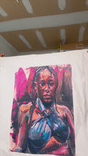 Load and play video in Gallery viewer, &quot;Untitled&quot; Portrait Canvas- Open Bin Deal
