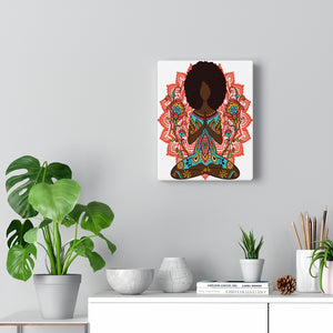 Strawberry Zen Black Girl Yoga Art