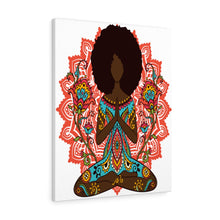 Load image into Gallery viewer, Strawberry Zen Black Girl Yoga Art
