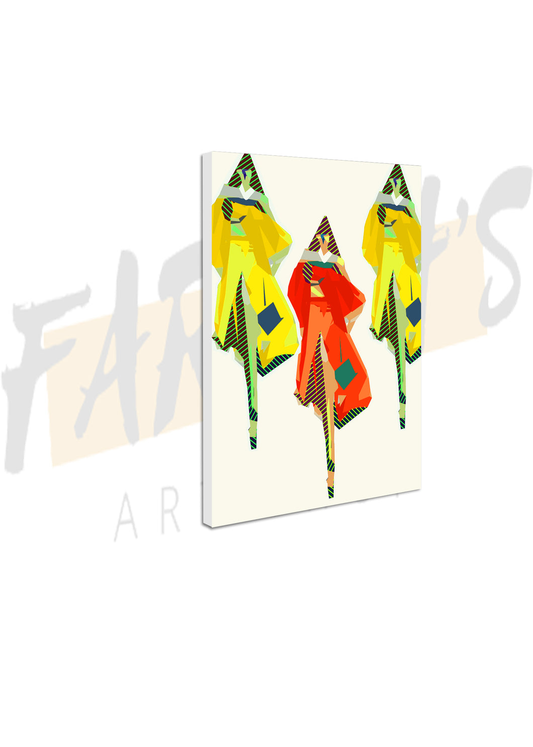 Runway Flame Canvas Art Panel